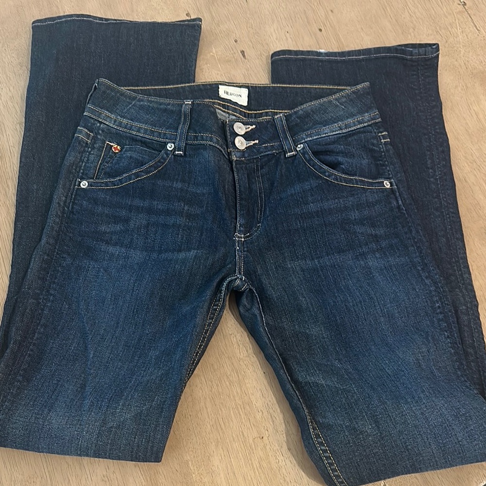 Hudson Denim Signature Mid Rise Boot Cut Jean